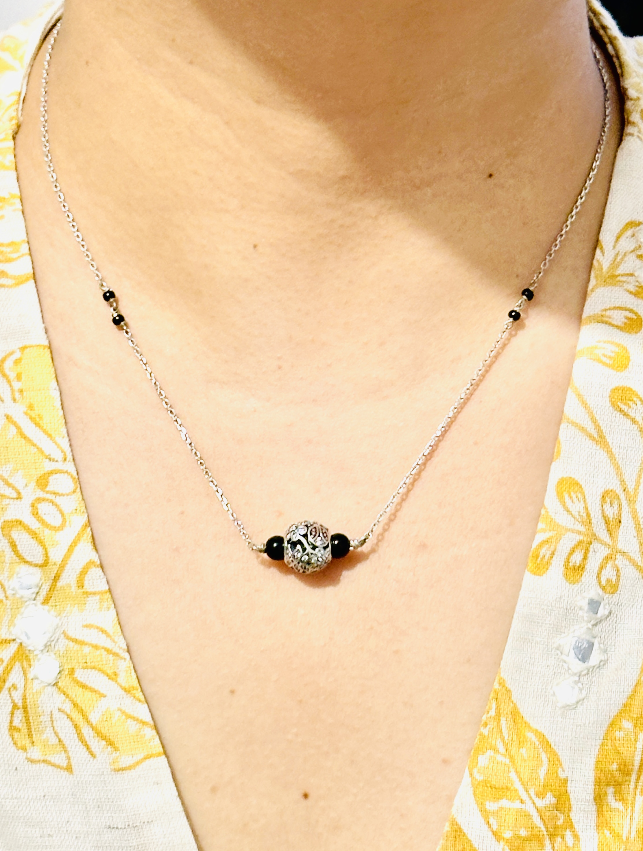 925 Sterling Silver Pandora Minawork Mangalsutra